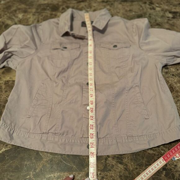 Torrid Denim Shacket Women’s Size 1 Twill Pink Lightweight - Picture 6 of 8